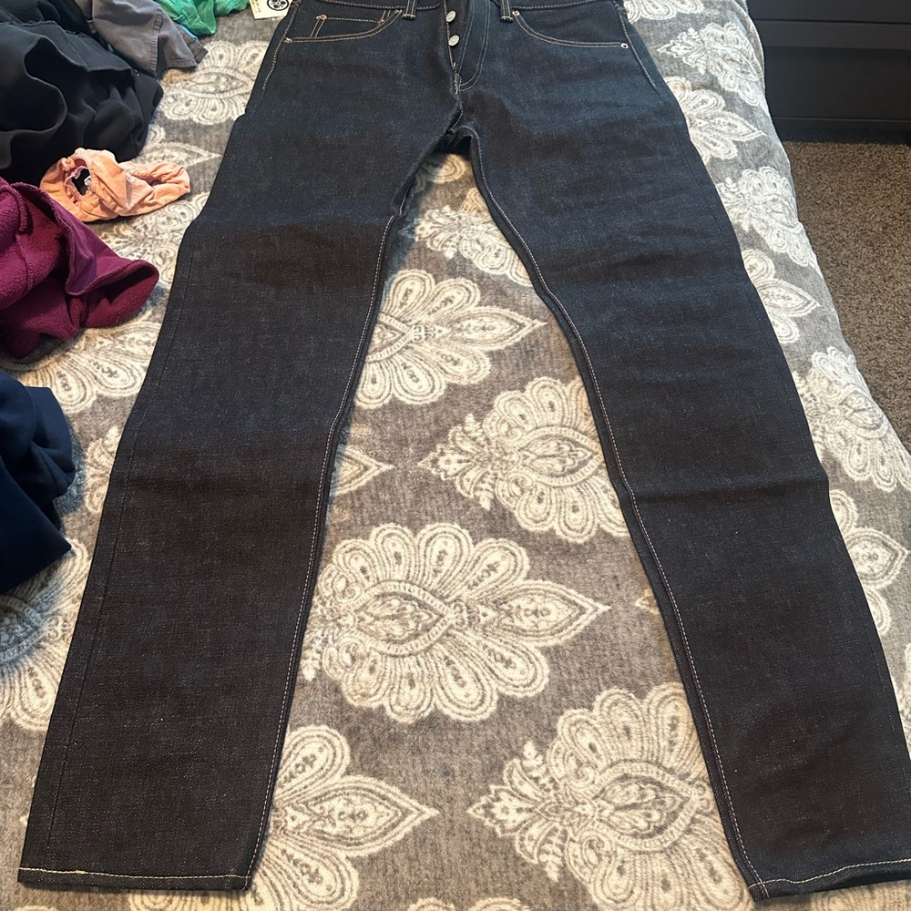 Momotaro going to Battle (GTB) 18oz Selvedge Denim Tight Tapered Jeans 34Wx32L